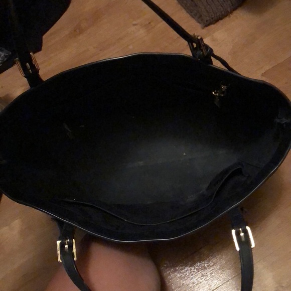 Blue gently used Tory Burch Tote - Picture 3 of 4